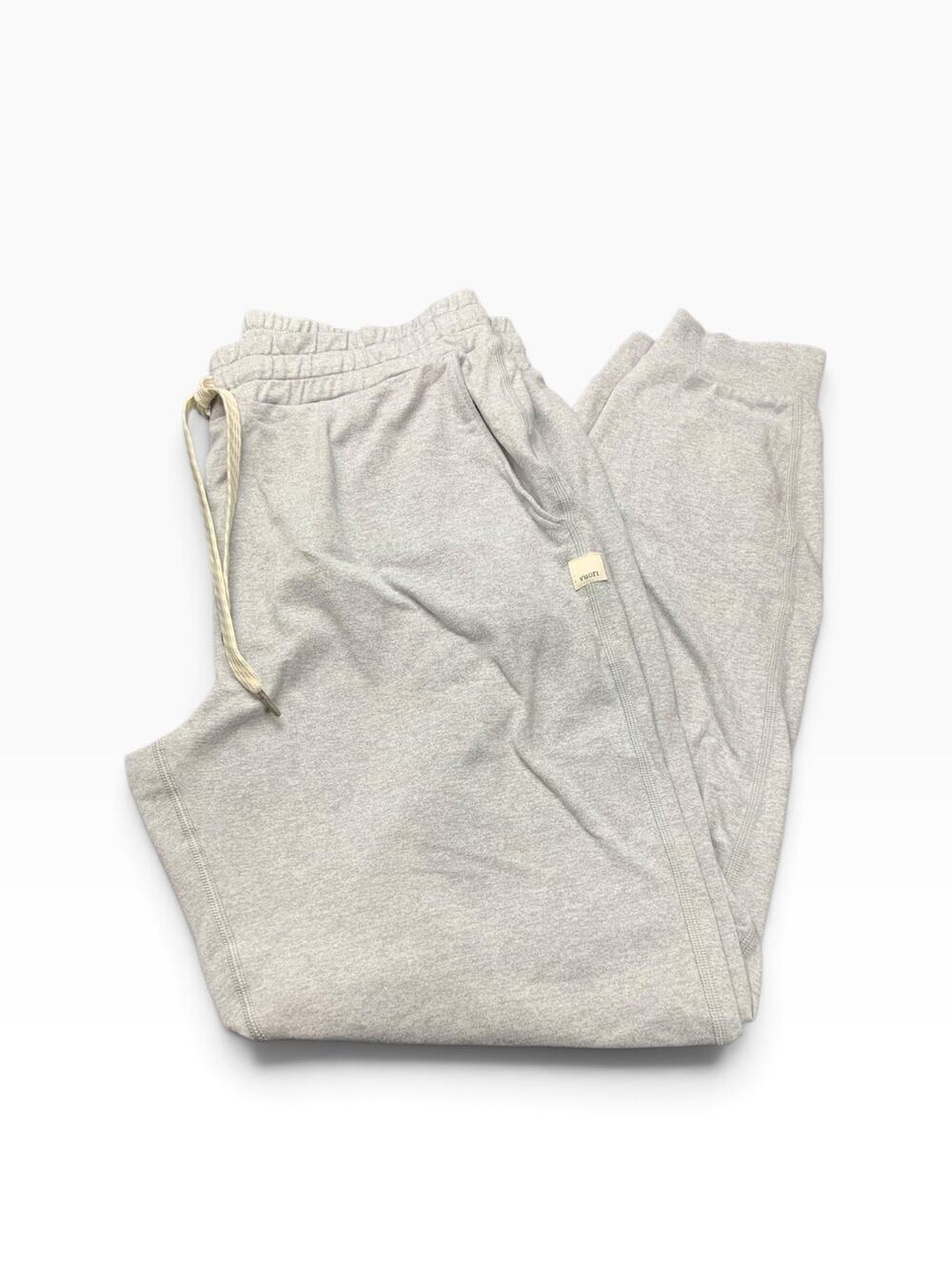 Vuori Womens S Performance Jogger Pants Heather Lt Gray Stretch Athletic Lounge